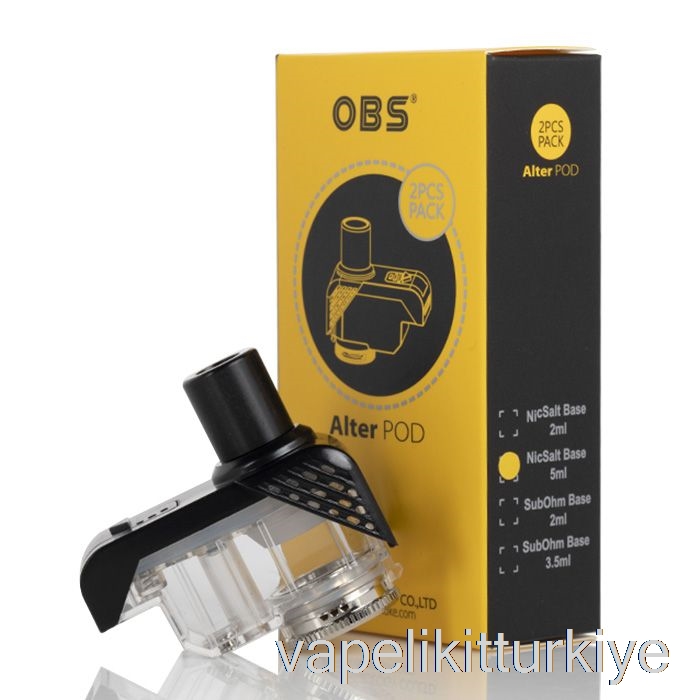 Vape Likit Obs Alter Yedek Bölmeler 5 Ml Doldurulabilir Bölme